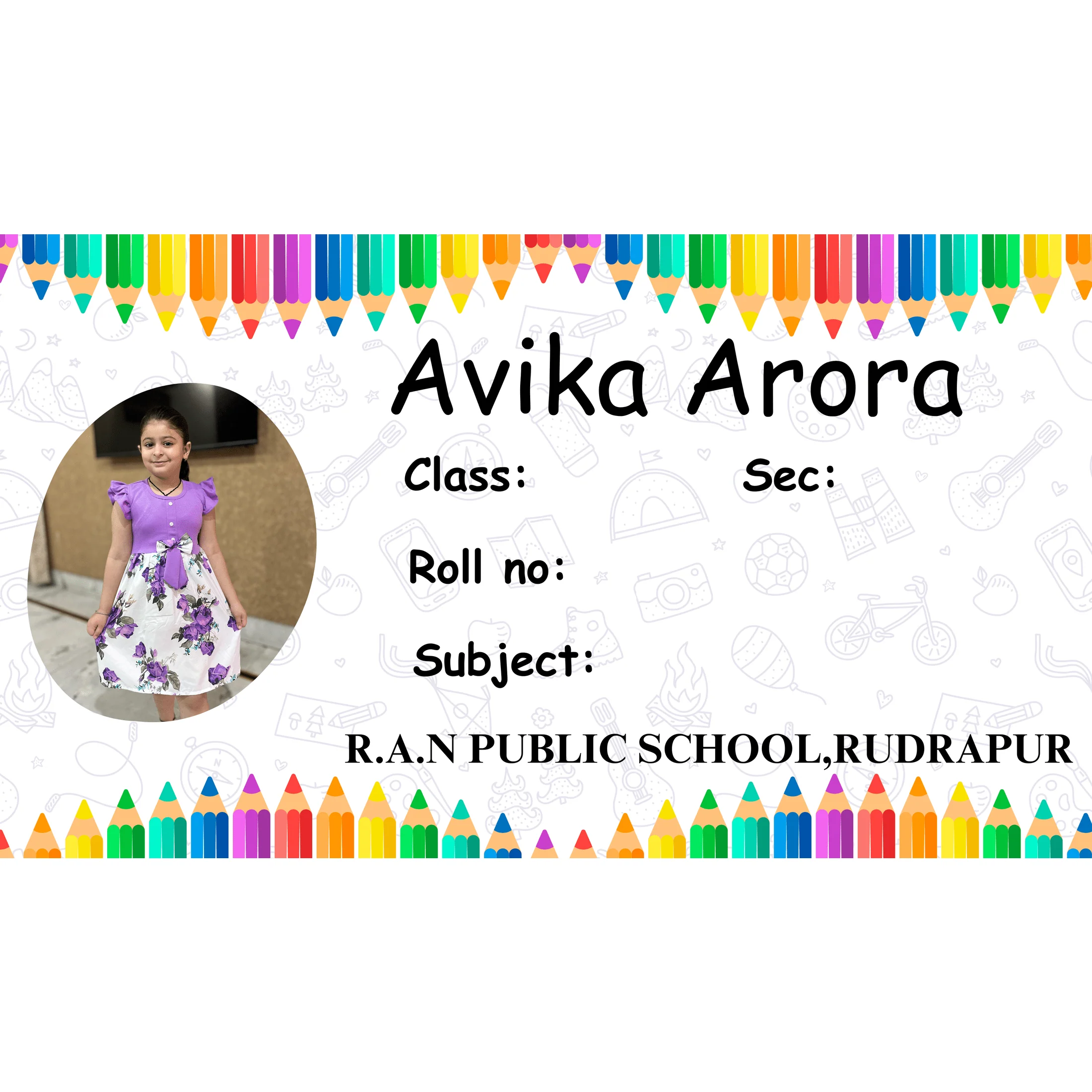 Water Proof Name Sticker Collection For Books - Image 3